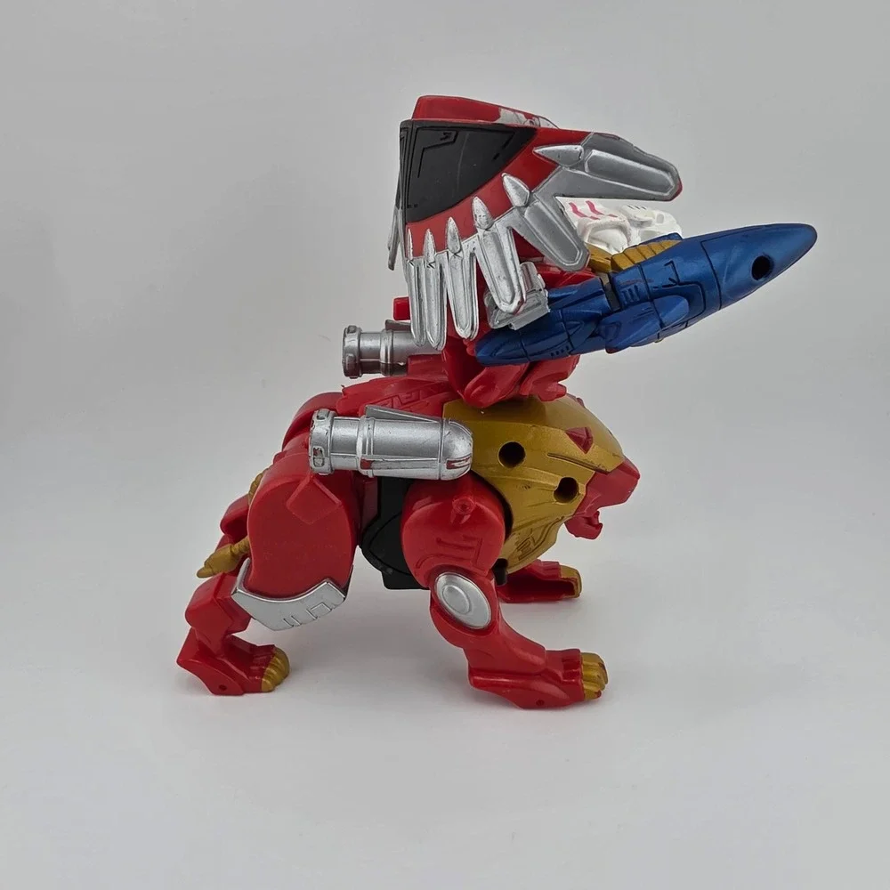 Power Rangers Wild Force Red Lion‎ Zord Action Figure Bandai 2001 Vintage